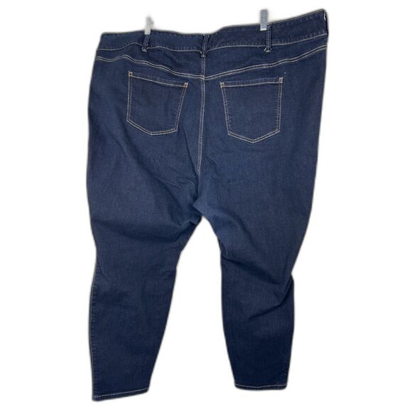 Torrid Wms Jegging Jeans Sz 30R Dk Blue Super Soft Denim Button & Zipper Closure - Picture 2 of 12